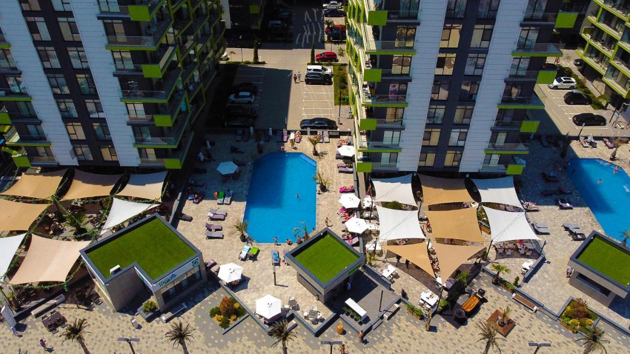 Paradise Sea View 2Bd Apt Spa N Pools Beach Resort Năvodari Екстериор снимка